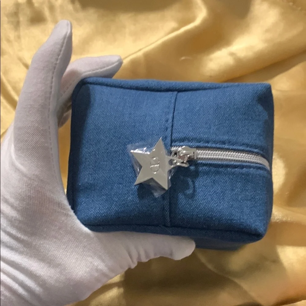 Dior Denim Blue Cosmetic Bag - Picture 7 of 10